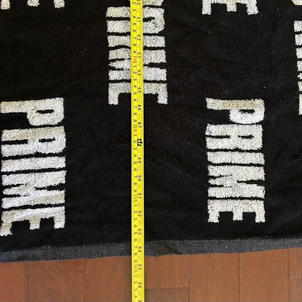 Prime Hydration Beach Towel Size 29” x54” New color black and white